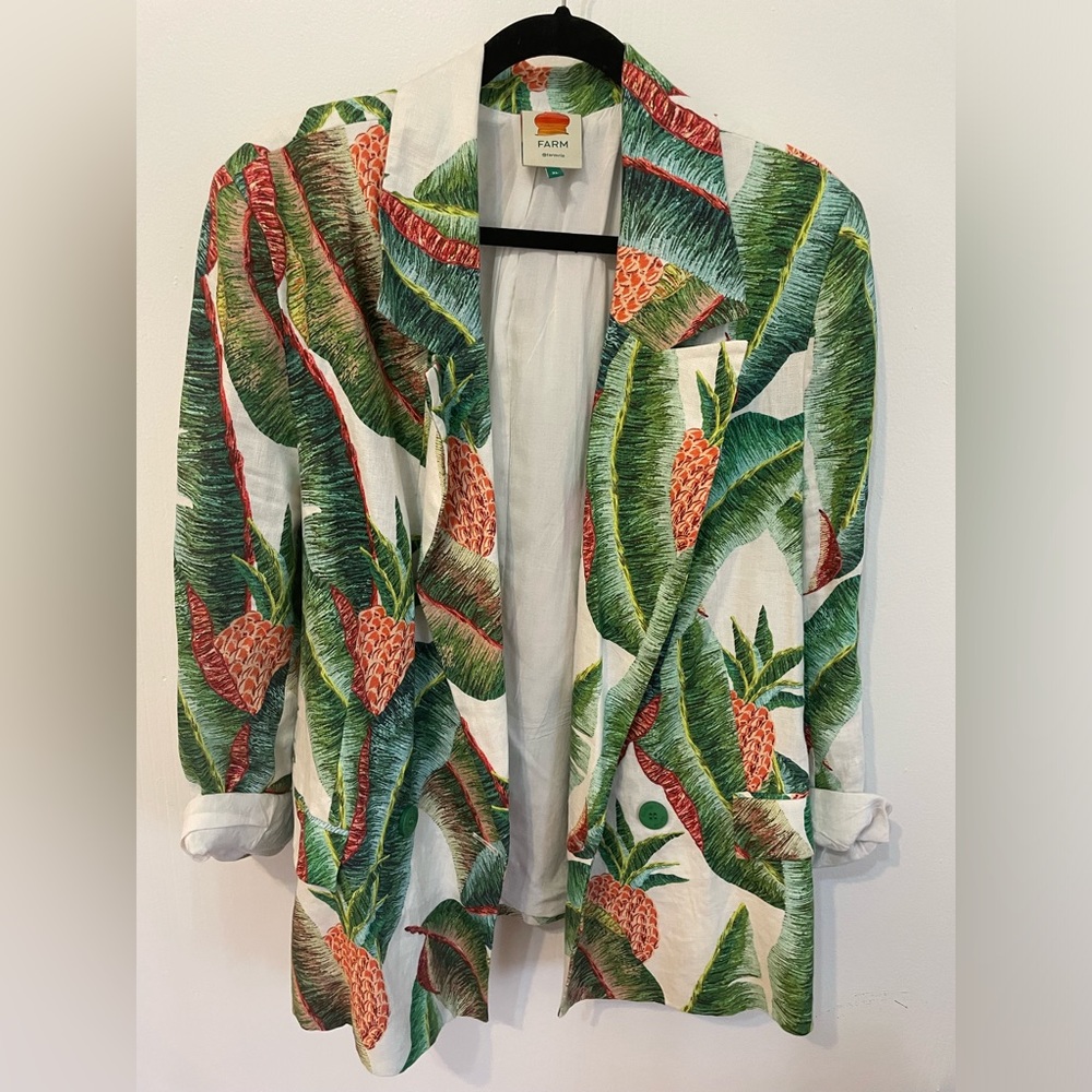 Jacket Forest Palm Blazer by Farm Rio